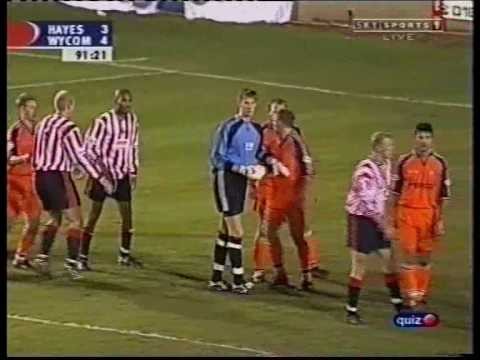 Hayes v Wycombe FA Cup 16 Nov 2001